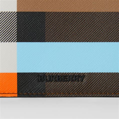 burberry colour block continental wallet|Burberry checkbook cover.